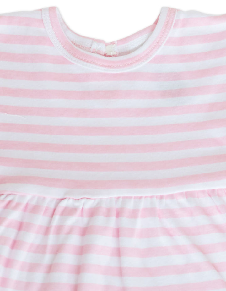 Infant Girl Summer 2 Pieces Dress Set Lemon and Stripes at Zubaidas Best Online Baby and Kids Shop in Pakistan