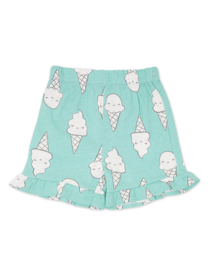 Infant Girl Summer 2 Pieces Suit Set Ice Cream Print at Zubaidas Best Online Baby and Kids Shop in Pakistan