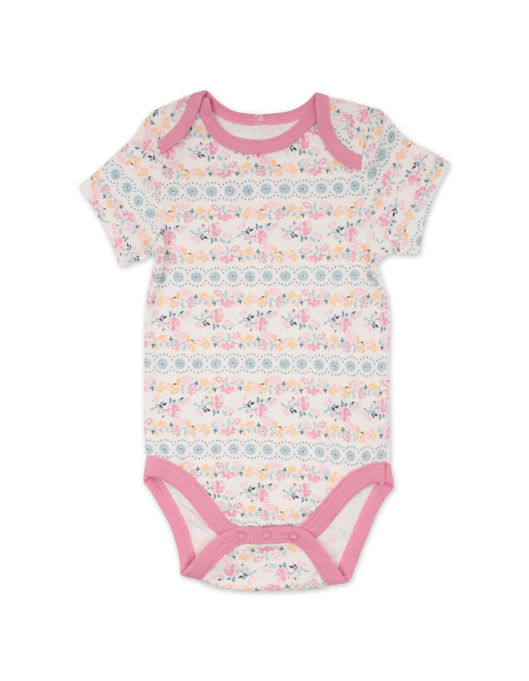 Infant Girl Summer 3 Pieces Bodysuit Set Wrangler Floral at Zubaidas Best Online Baby and Kids Shop in Pakistan