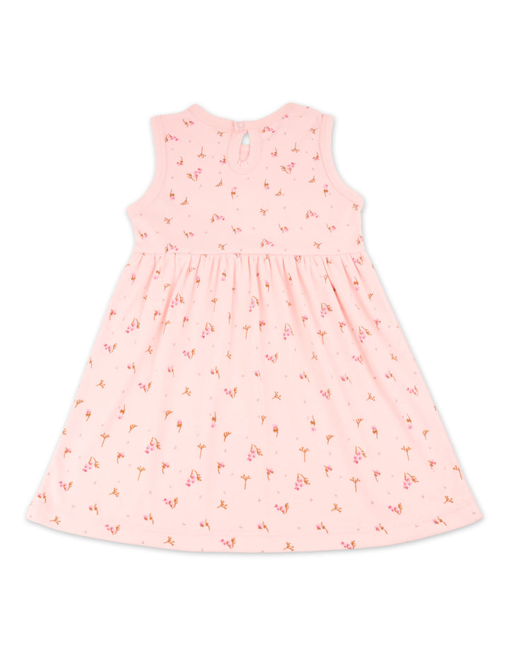 Infant Girl Summer 3 Pieces Suit Set Bambies Floral Print Light Pink at Zubaidas Best Online Baby and Kids Store in Pakistan