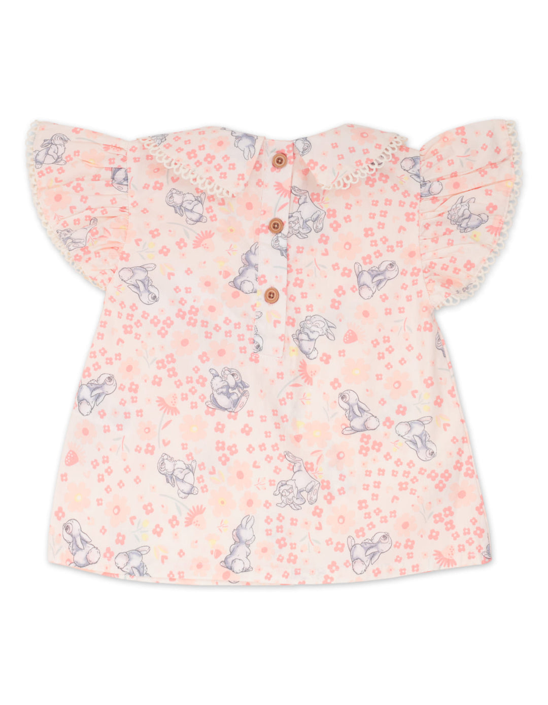 Infant Girl Summer 3 Pieces Suit Set Floral Rabbit Print at Zubaidas Best Online Baby and Kids Store in Pakistan