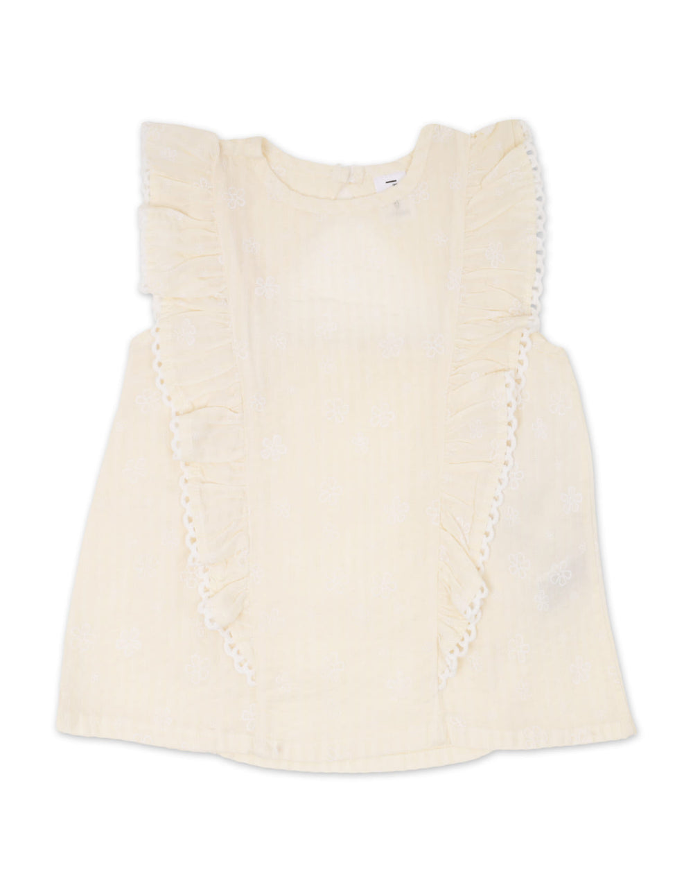 Infant Girl Summer 3 Pieces Suit Set Off White at Zubaidas Official Pakistan