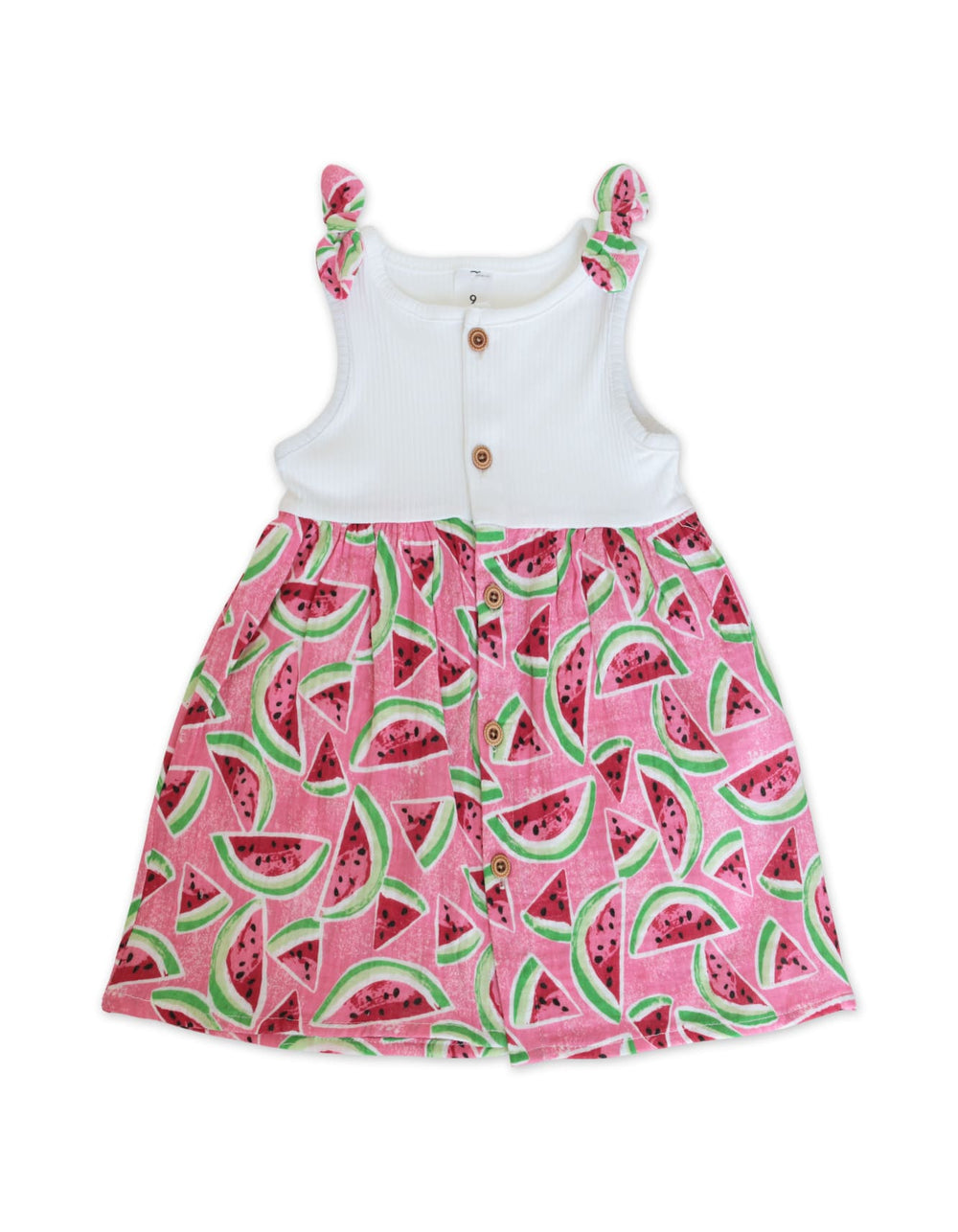 Infant Girl Summer 3 Pieces Suit Set Watermelon Print at Zubaidas Official Pakistan