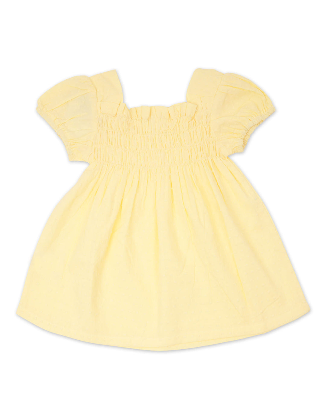 Infant Girl Summer 3 Pieces Suit Set Yellow and Cream at Zubaidas Best Online Baby and Kids Store in Pakistan