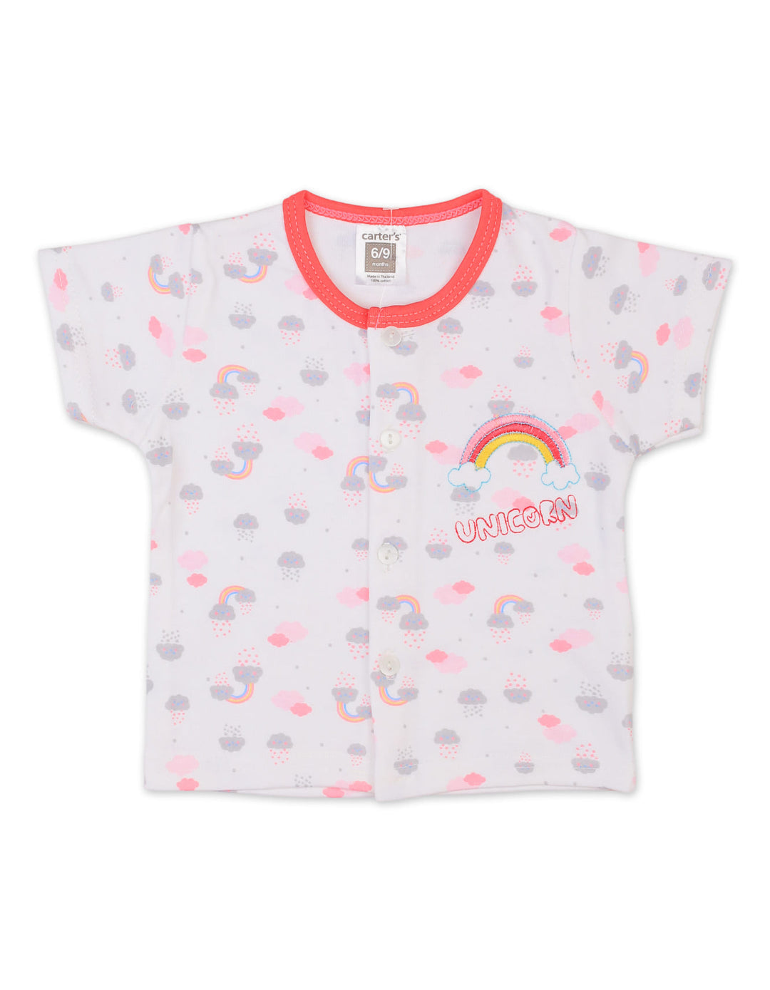 Infant Girl Summer Co Ord Set Unicorn Pink at Zubaidas Official Pakistan