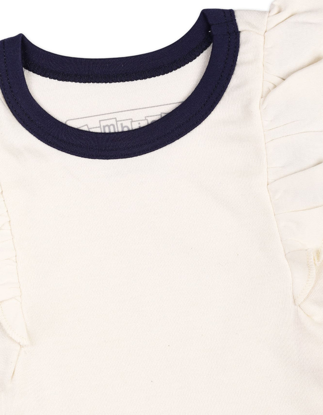 Infant Girl Summer Tank Top Bambies Sleeveless Frill White at Zubaidas Online Pakistan