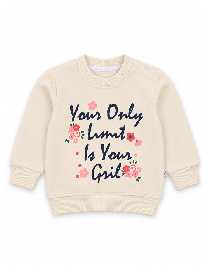 Infant Girl Winter 3 Piece Outfit Floral at Zubaidas Online Pakistan