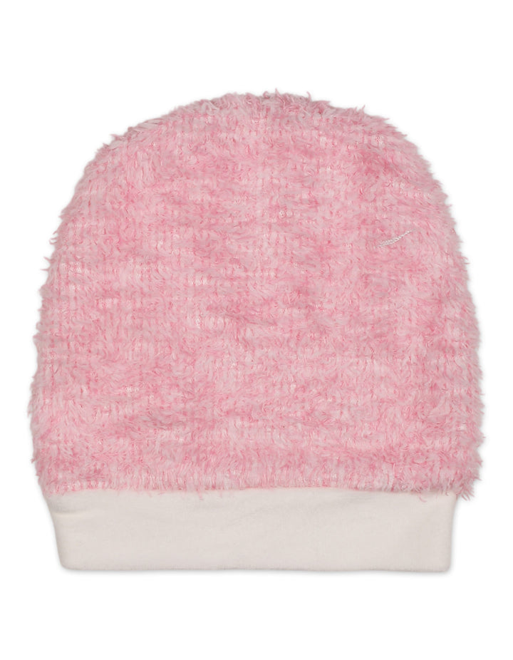 Infant Girl Winter Sleep Suit with Cap Crown and Cloud Pink at Zubaidas Best Online Baby and Kids Store in Pakistan
