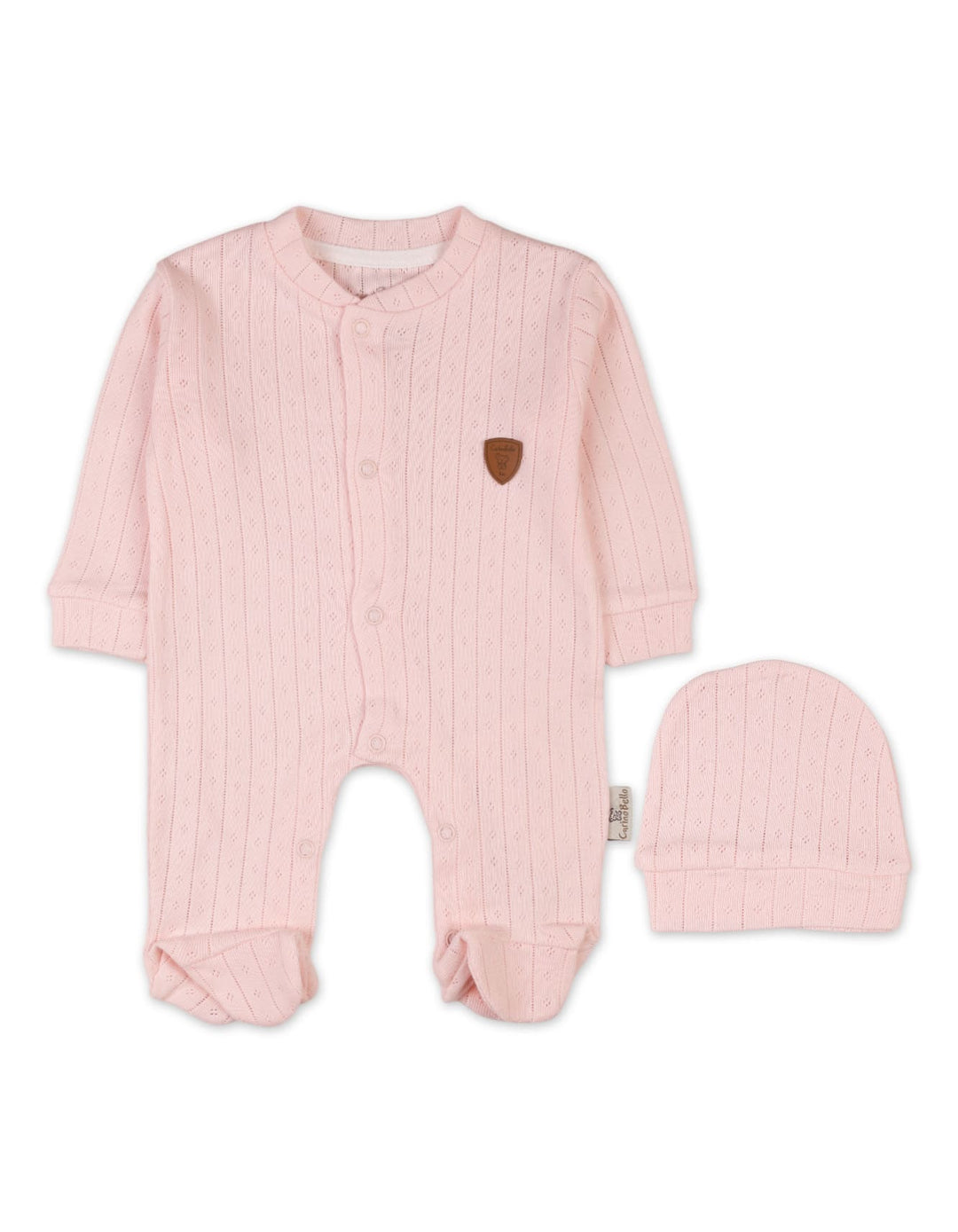 Infant Girls Romper with Cap Pink Premium Turkish Collection at Zubaidas