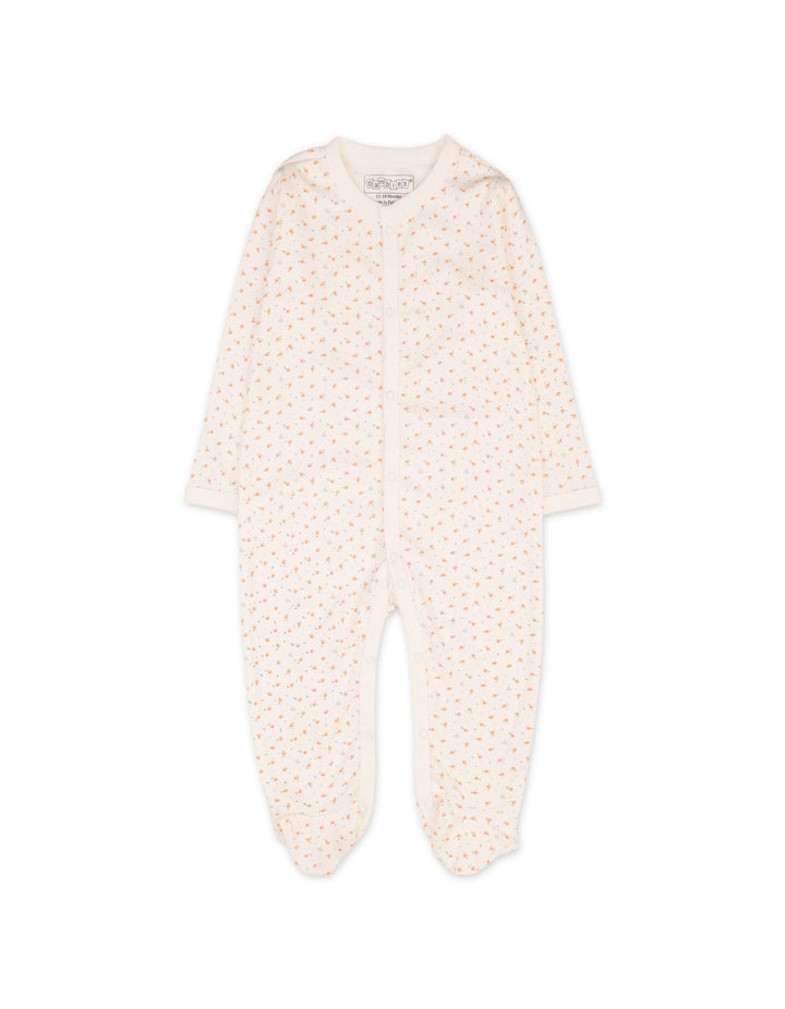 Infant Girls Sleepsuit Pack of 3 Bambies Peach Floral at Zubaidas Online Pakistan