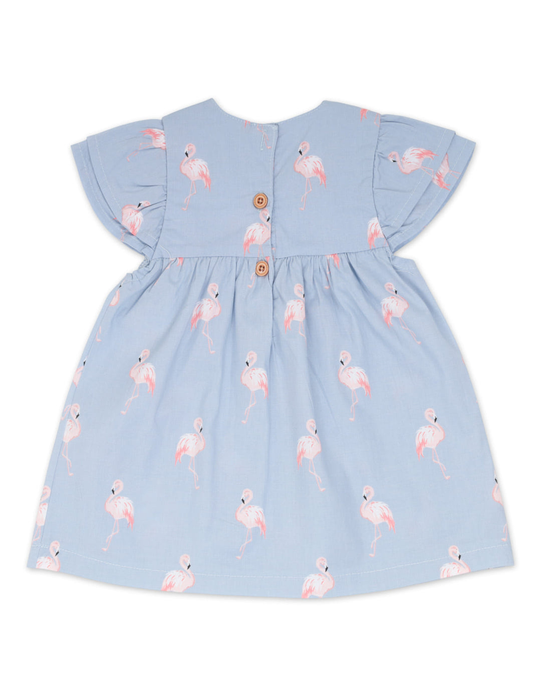 Infant Girls Summer 3 Pieces Co-ord Set Flamingo Blue at Zubaidas Best Online Baby and Kids Store in Pakistan