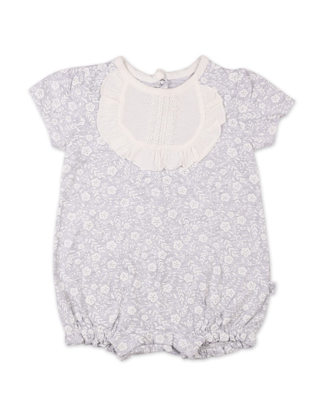 Infant Girls Summer Bodysuit Grey Premium Turkish Collection at Zubaidas