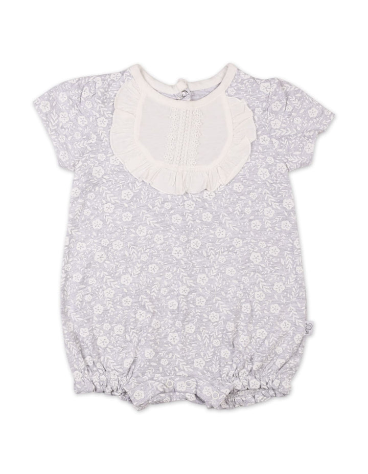 Infant Girls Summer Bodysuit Grey Premium Turkish Collection at Zubaidas