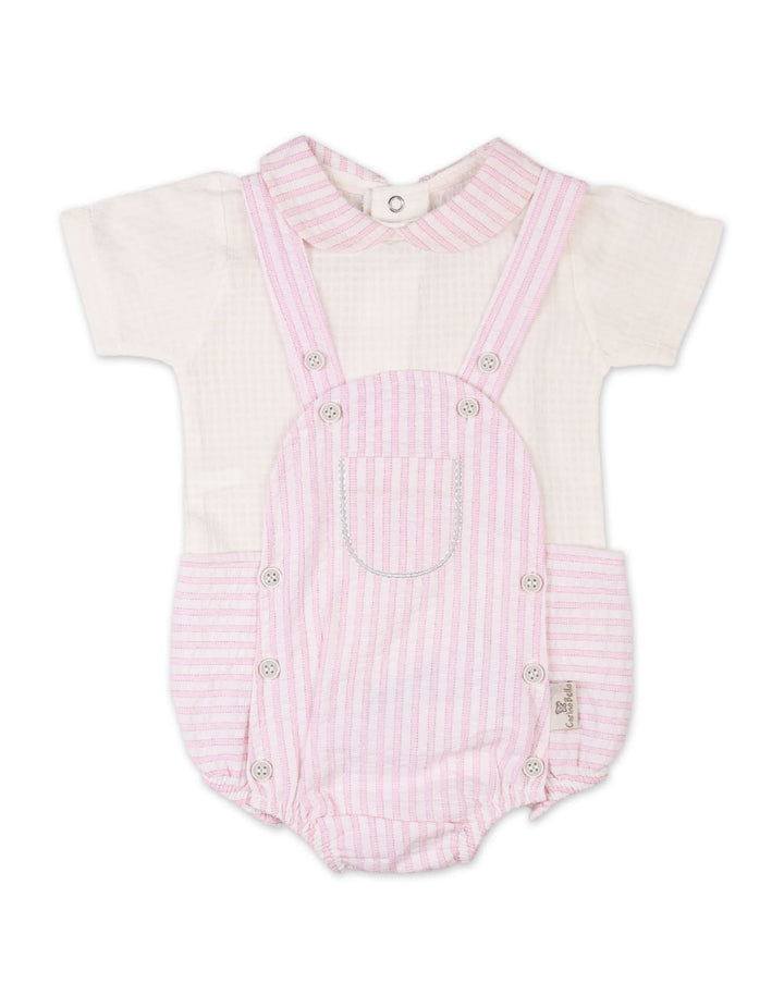 Infant Girls Summer Bodysuit Pink Premium Turkish Collection at Zubaidas