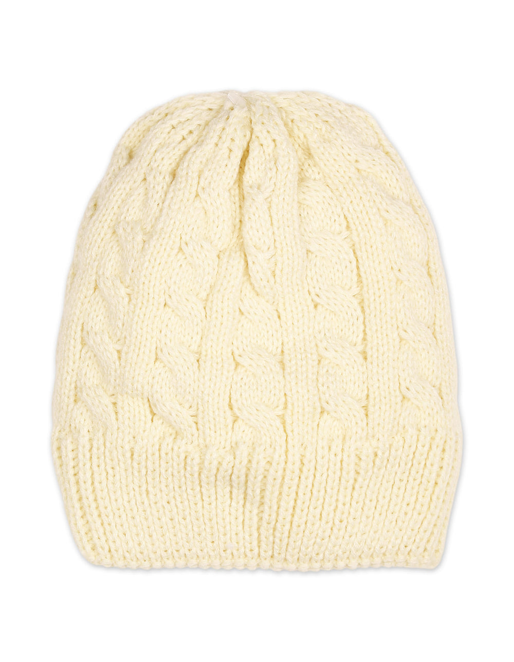 Infant Girls Woolen Caps Pack of 3 Cable Knit Pattern at Zubaidas Official Pakistan