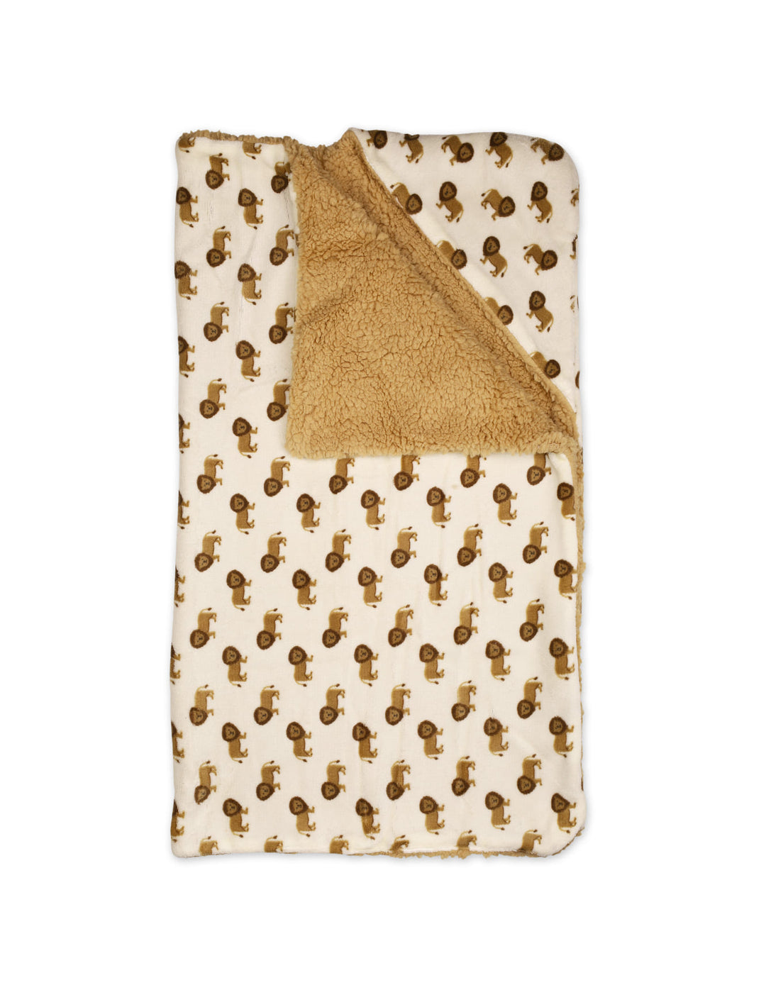Infant Hooded Swaddle Blanket Lion Beige and Brown at Zubaidas Online Pakistan