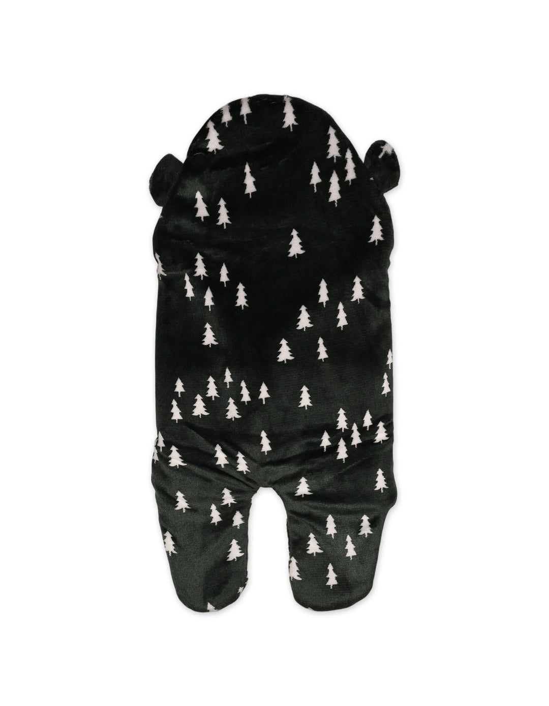 Infant Hooded Swaddle Pine Tree Dark Green and White at Zubaidas Online Pakistan