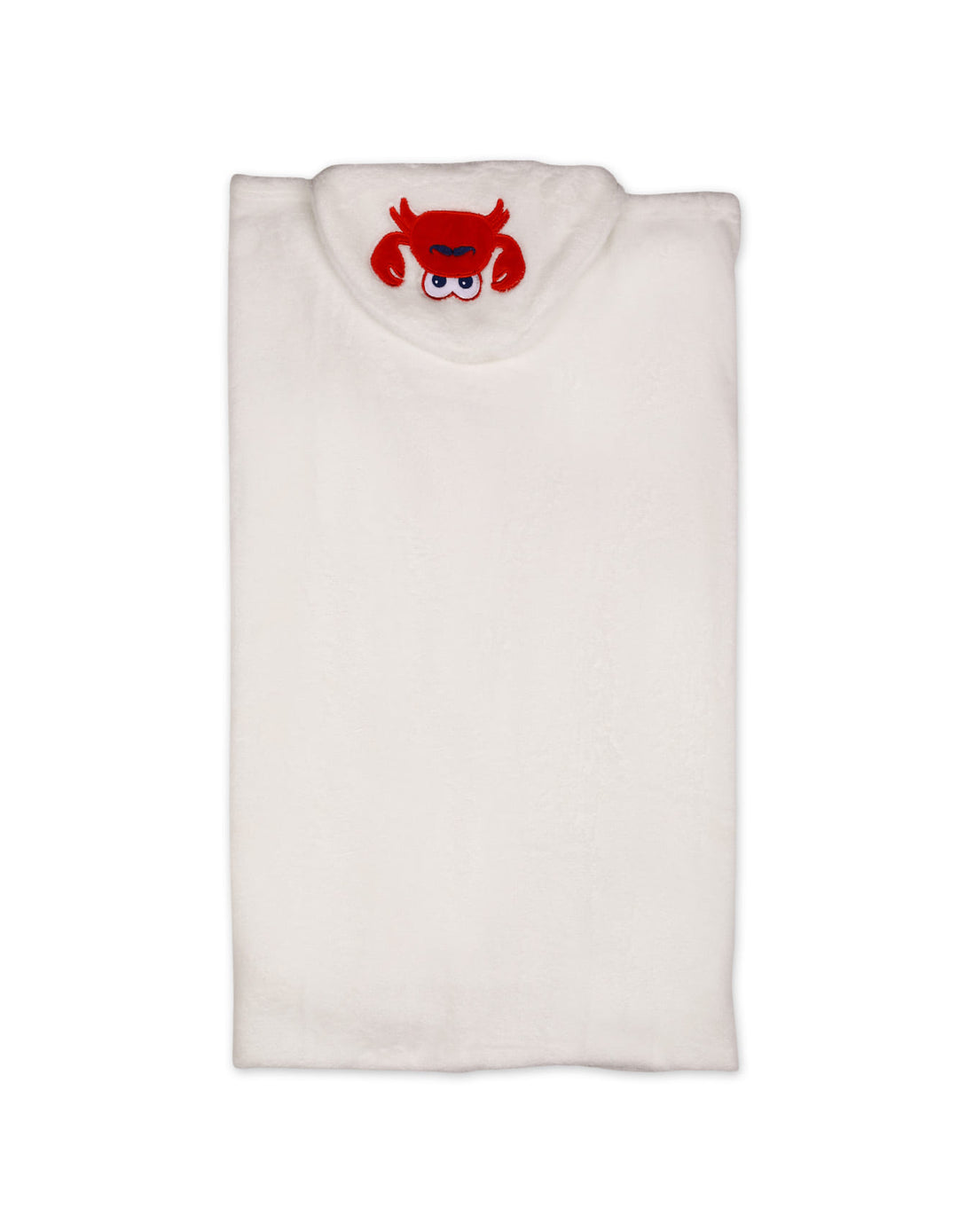 Infant Hooded Wrapping Blanket Crab Applique White at Zubaidas Online Pakistan