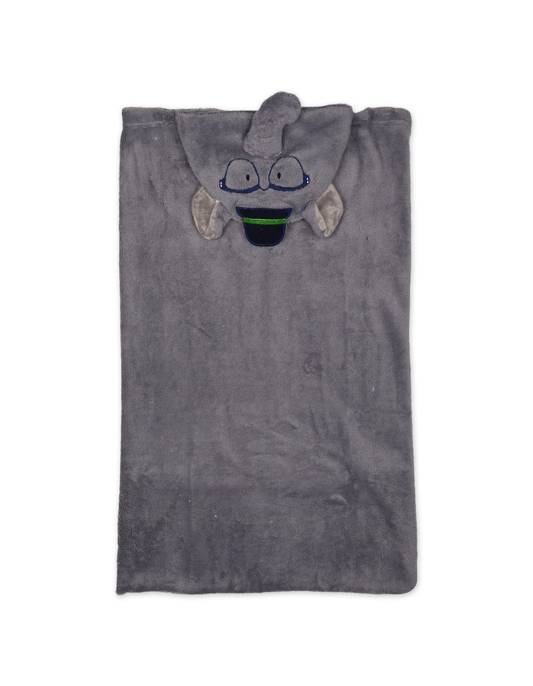 Infant Hooded Wrapping Blanket Elephant Dark Grey at Zubaidas Online Pakistan