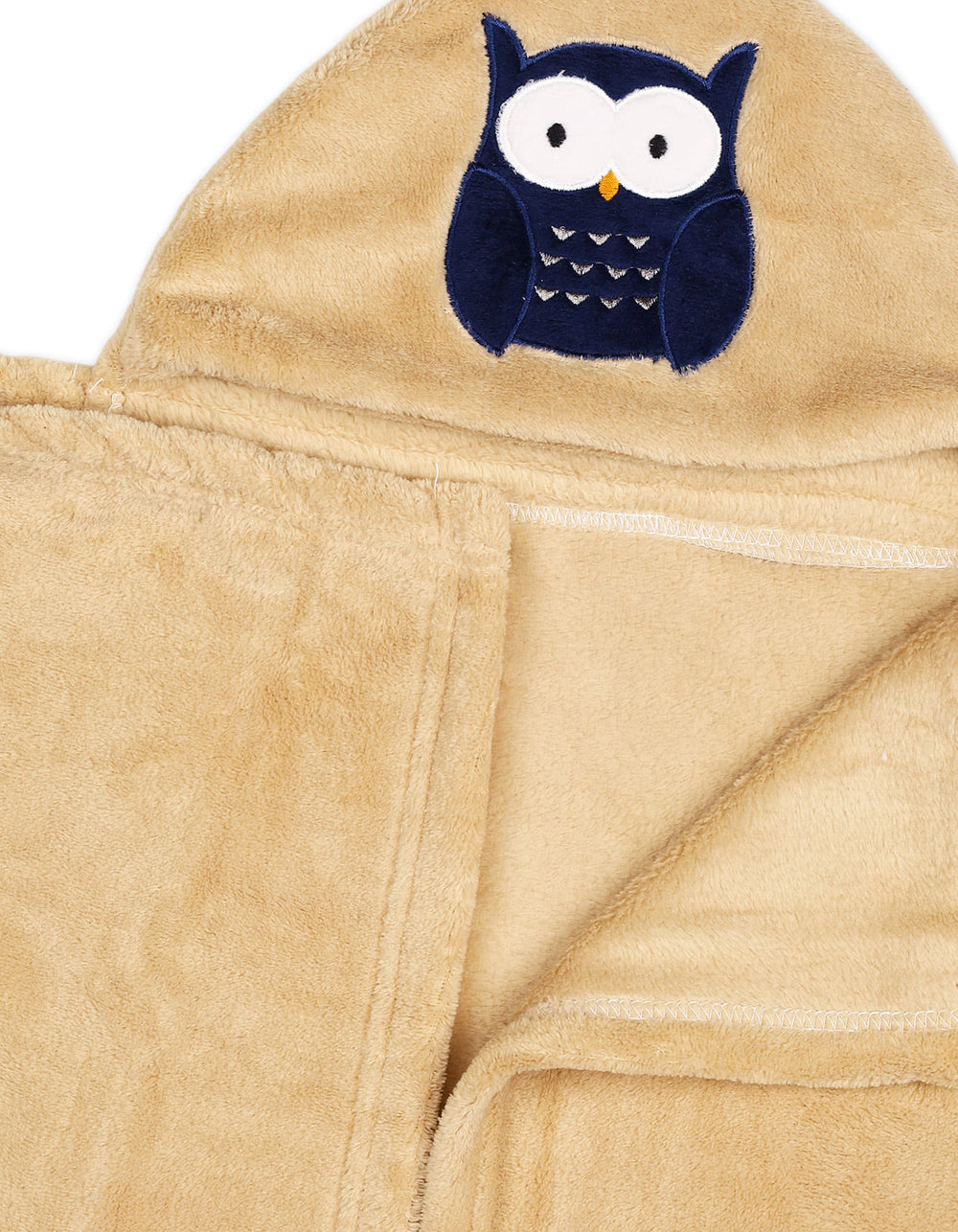 Infant Hooded Wrapping Blanket Owl Beige at Zubaidas Official Pakistan