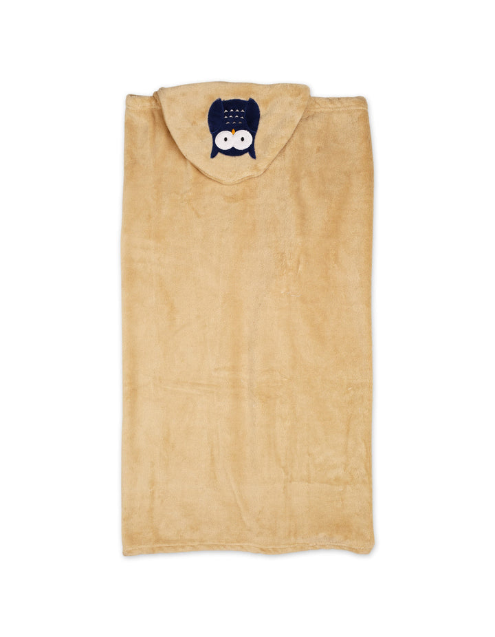 Infant Hooded Wrapping Blanket Owl Beige at Zubaidas Online Pakistan