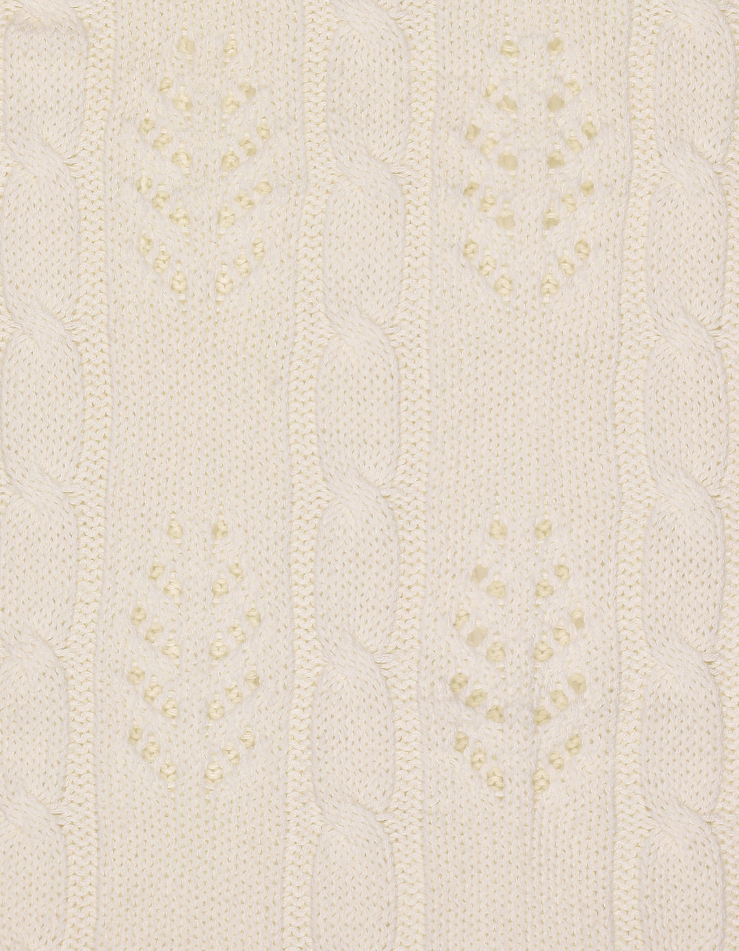 Infant Knit Blanket Leaf Off White at Zubaidas Official Pakistan