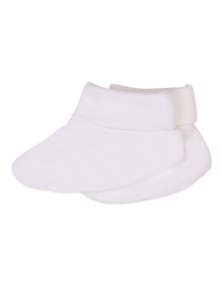 Infant Pack of 2 Booties Bambies White at Zubaidas Online Pakistan