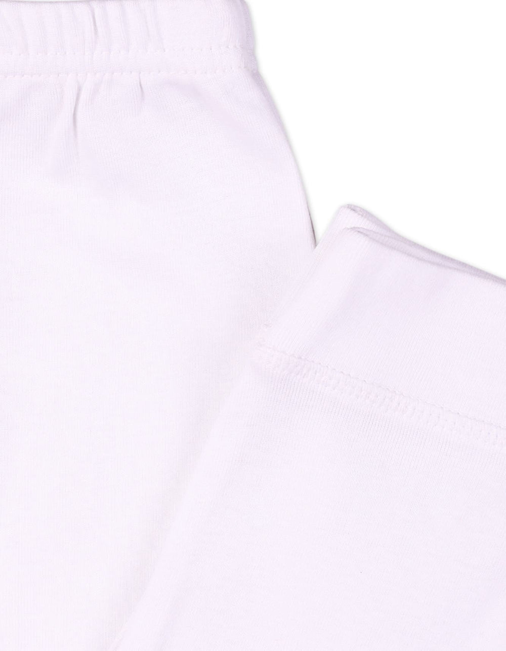Infant Pajama 2 Pieces Bambies Plain White at Zubaidas Official Pakistan