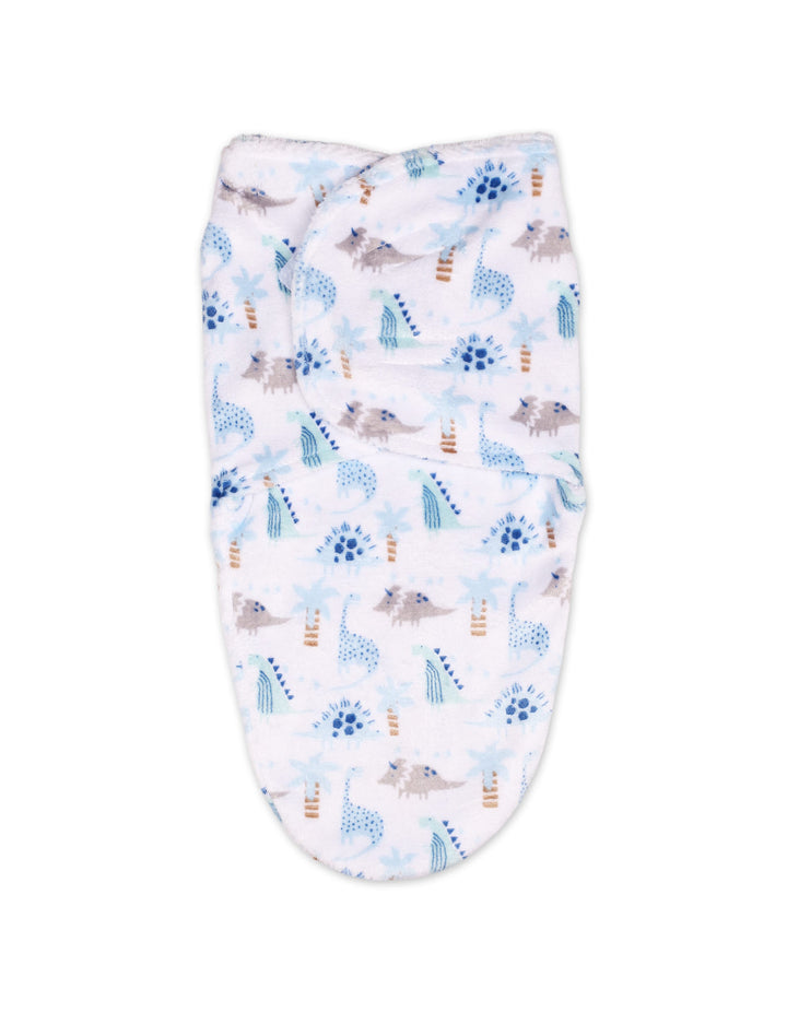 Infant Plush Swaddle Wrap with Velcro Closure Dino at Zubaidas Online Pakistan