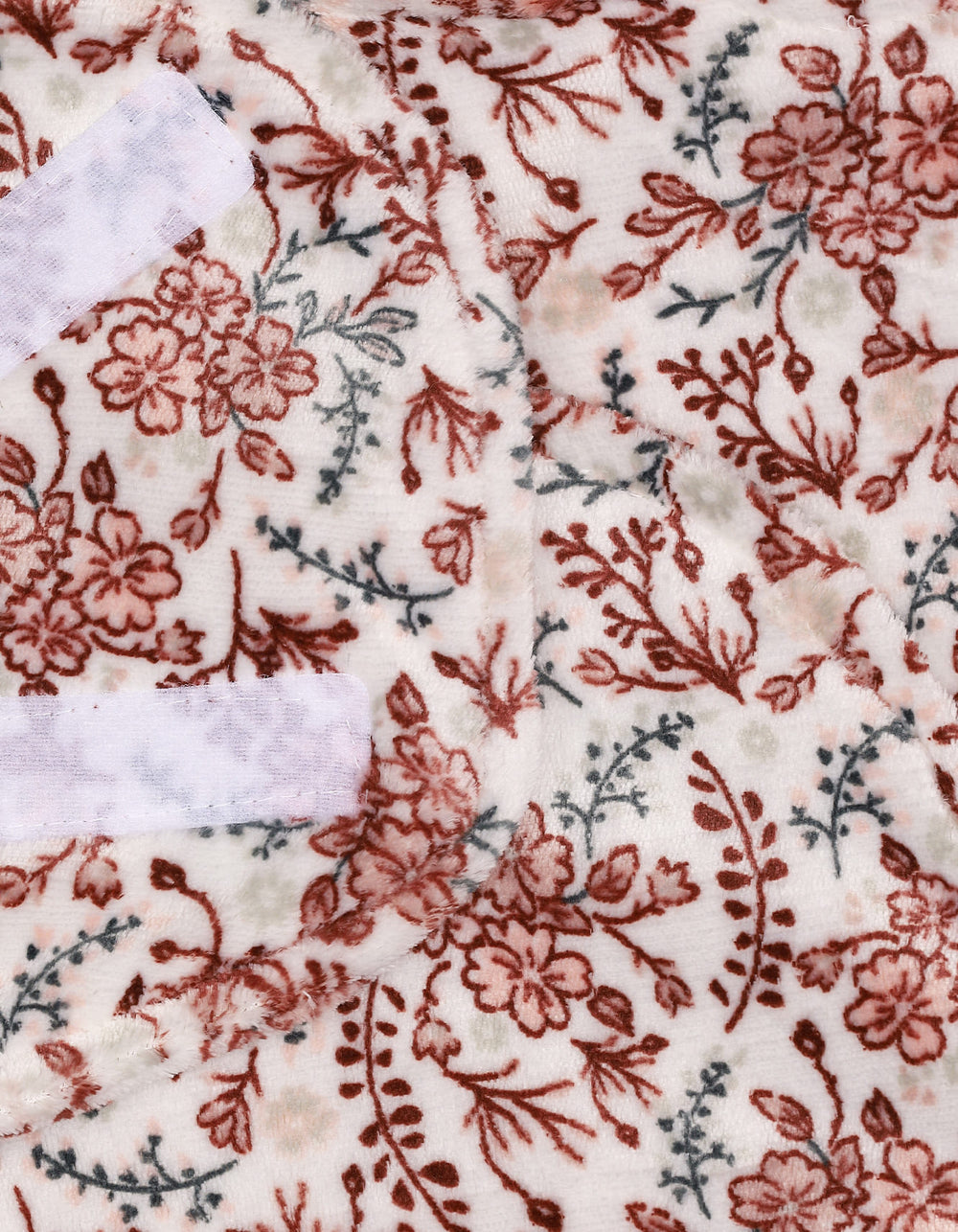 Infant Plush Swaddle Wrap with Velcro Closure Floral at Zubaidas Official Pakistan