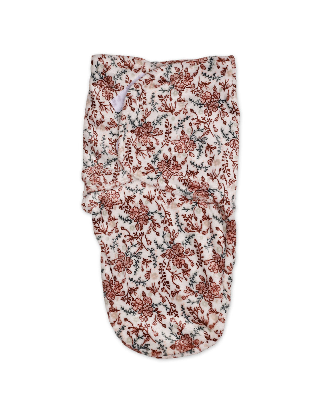 Infant Plush Swaddle Wrap with Velcro Closure Floral at Zubaidas Online Pakistan