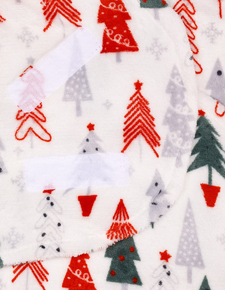 Infant Plush Swaddle Wrap with Velcro Closure Pine Trees at Zubaidas Online Pakistan