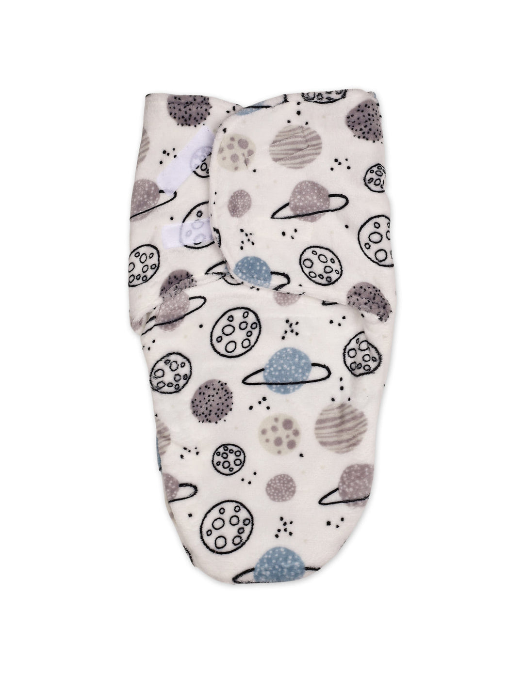 Infant Plush Swaddle Wrap with Velcro Closure Planets at Zubaidas Official Pakistan