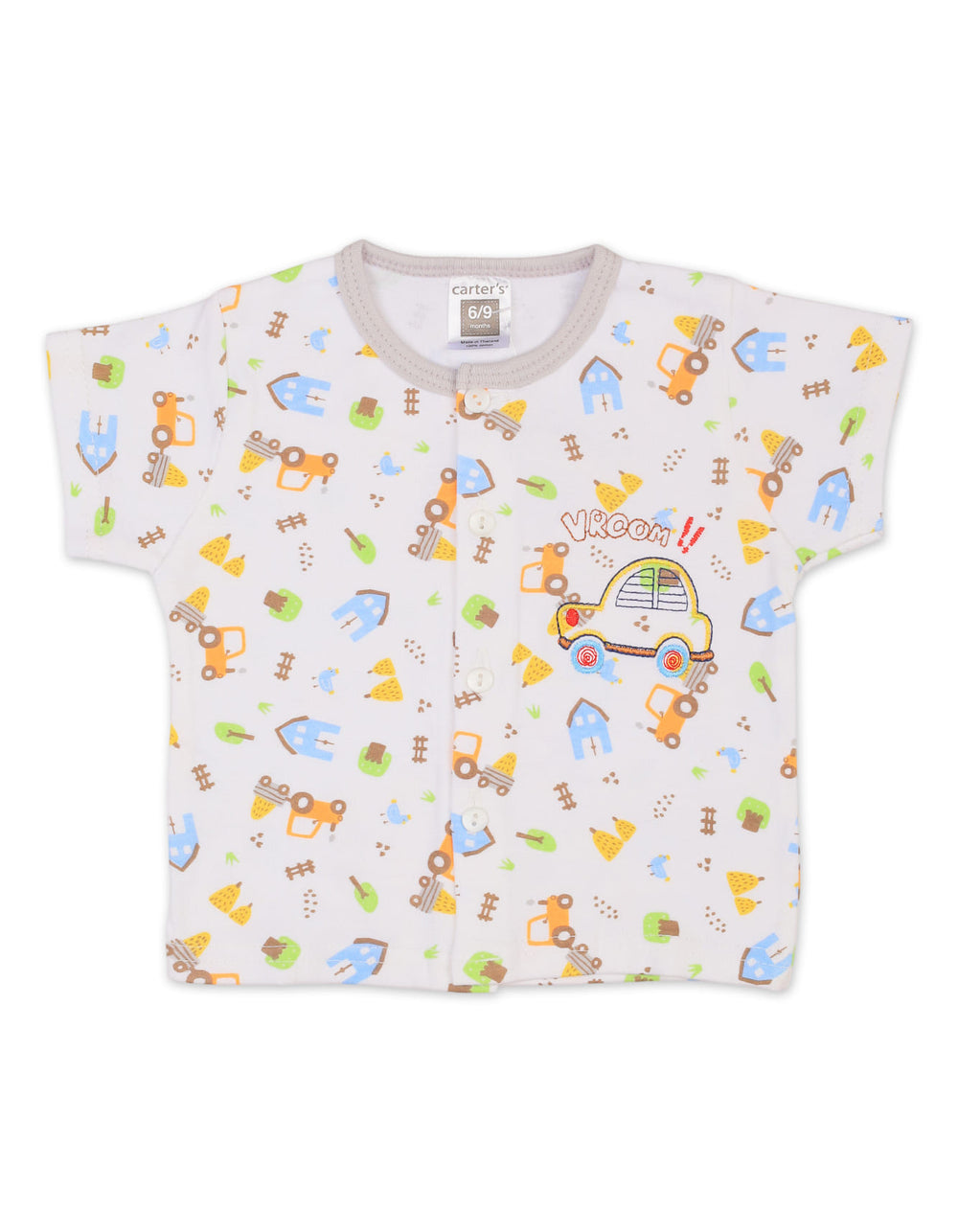 Infant Summer Co Ord Set Car Grey at Zubaidas Official Pakistan
