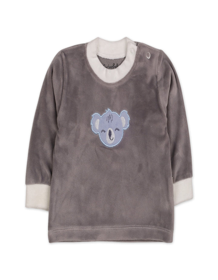 Infant Winter 2 Piece Suit Set Koala Grey at Zubaidas Official Pakistan