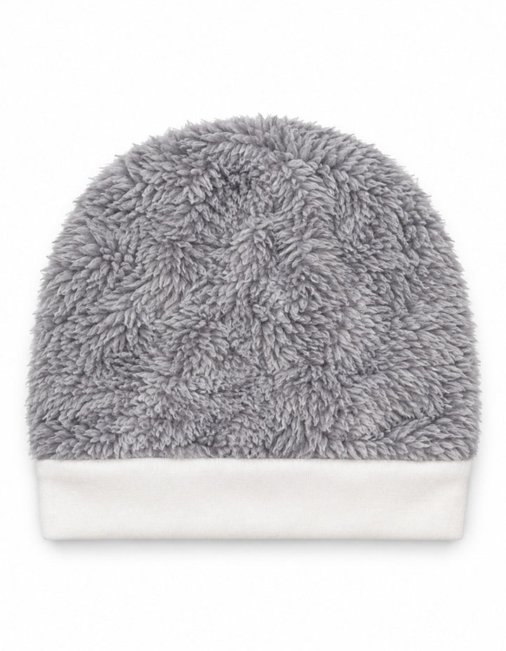 Infant Winter Sleep Suit with Cap Crown and Cloud Grey at Zubaidas Best Online Baby and Kids Store in Pakistan