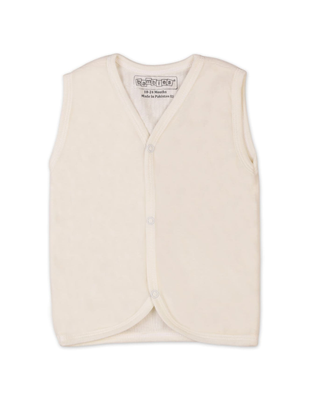 Infant Winter Velour Vest Bambies V Neck at Zubaidas