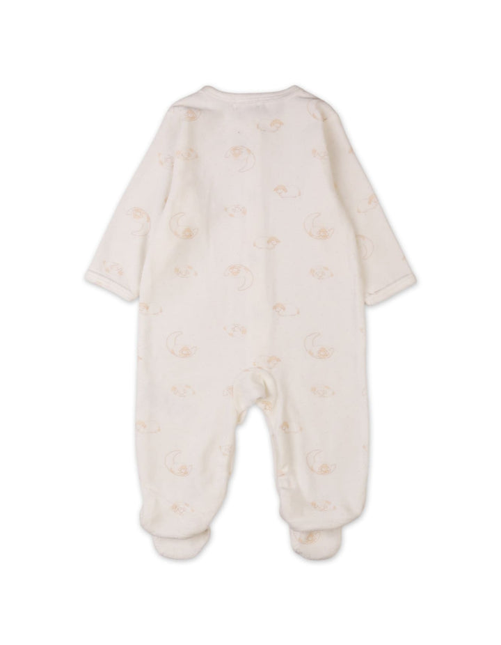 Infant Winter Warm Footed Rompers Bambies Cream at Zubaidas Official Pakistan