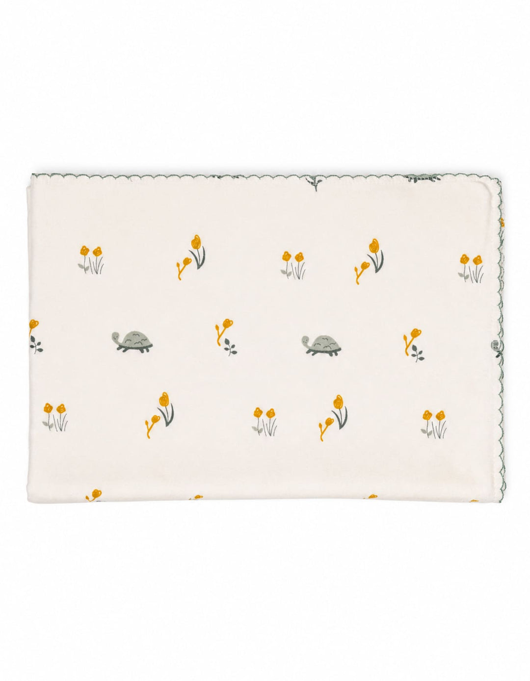 Infant Wrapping Sheet Turtle and Floral Off White at Zubaidas Online Pakistan