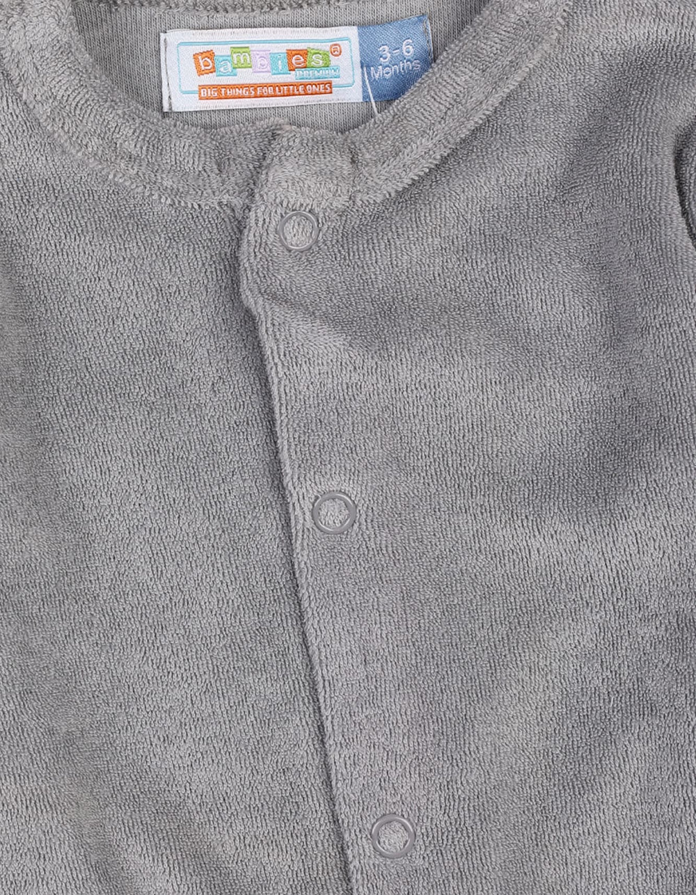 Infants Baby Boys Winter Romper Bambies Steel Grey at Zubaidas Pakistan