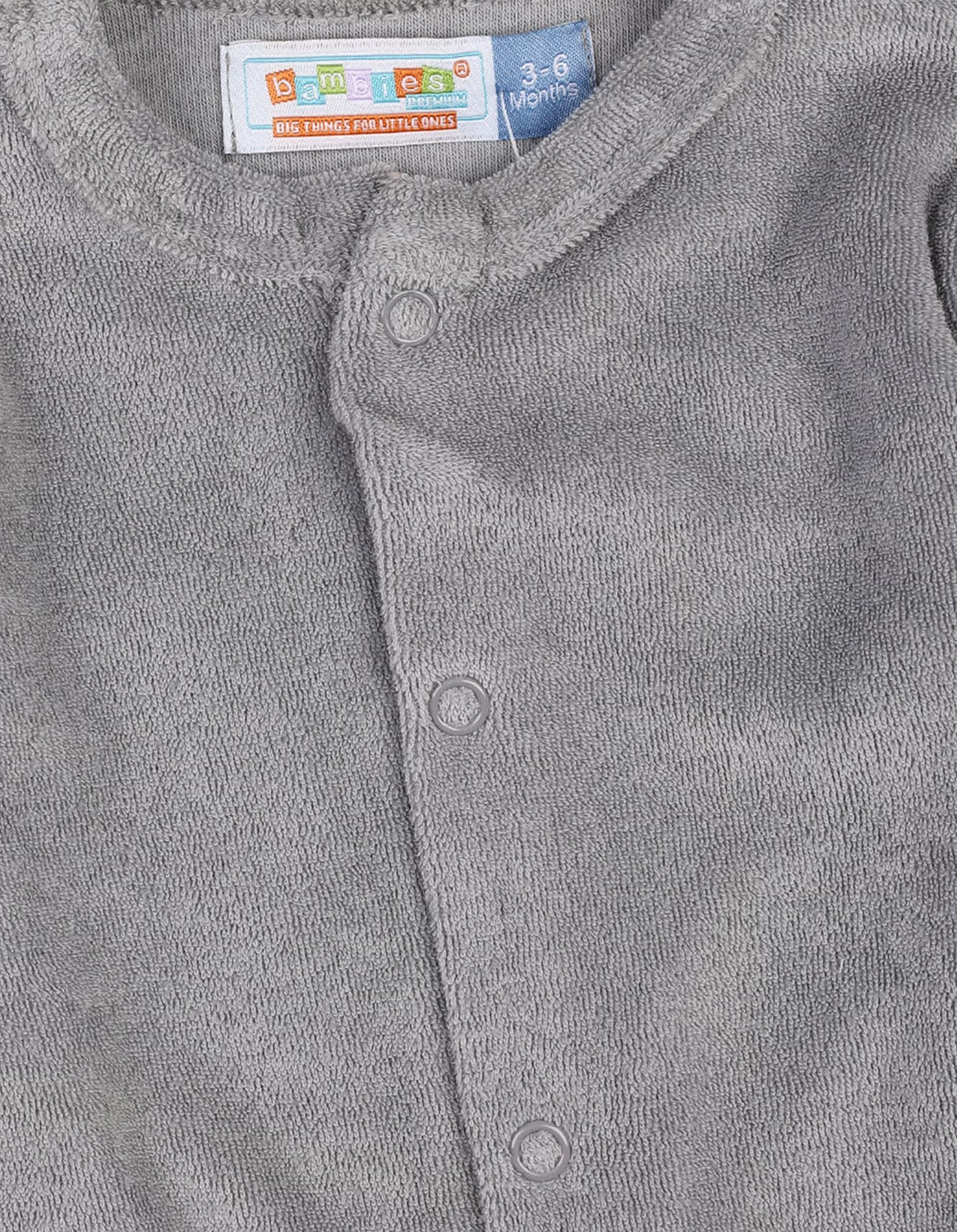 Infants Baby Boys Winter Romper Bambies Steel Grey at Zubaidas Pakistan