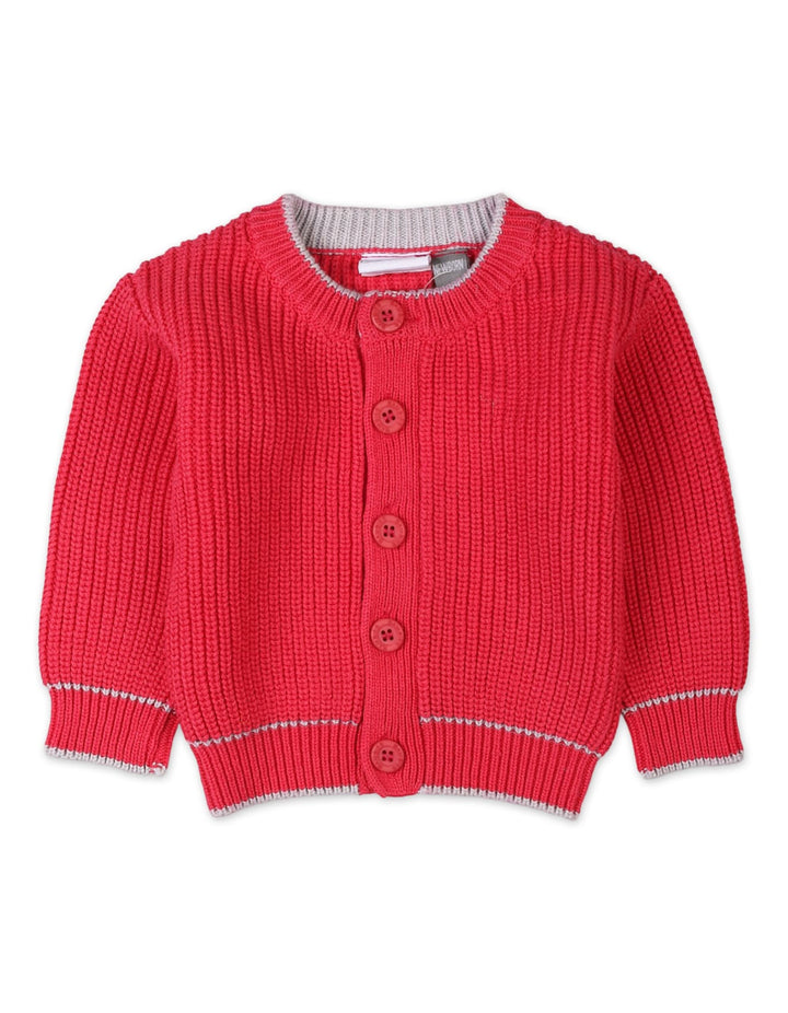 Infants Knitted Winter Suit Set Bambies Dark Pink at Zubaidas Pakistan