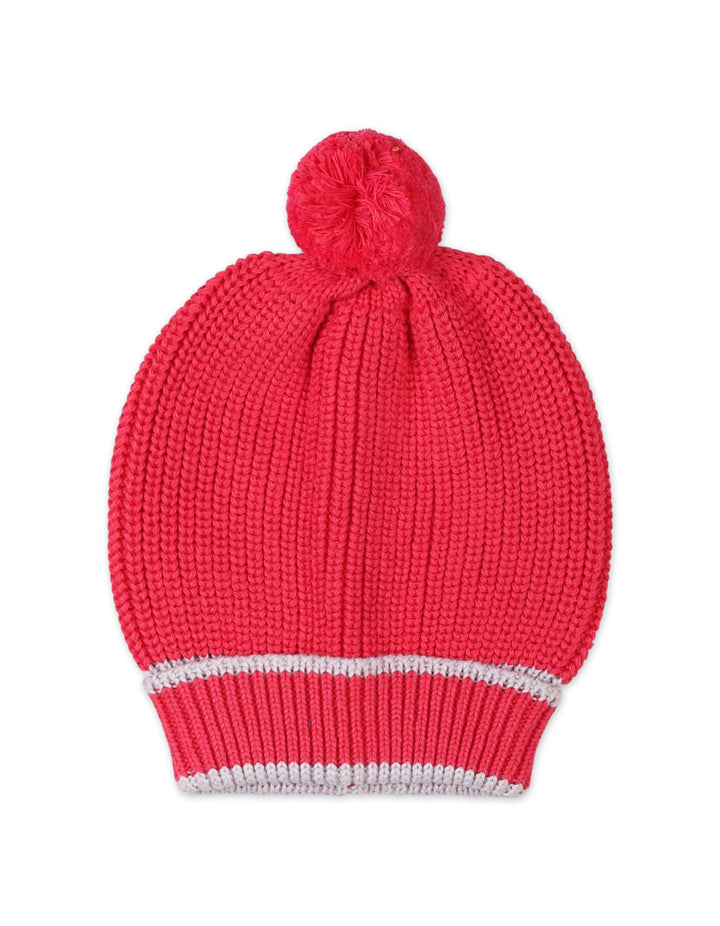 Infants Knitted Winter Suit Set Bambies Dark Pink at Zubaidas Best Online Baby Store in Pakistan