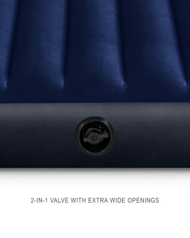INTEX 10" King Dura Beam Standard Downy Blue Air Mattress at Zubaidas The Largest Baby Kids and Moms Store in Pakistan