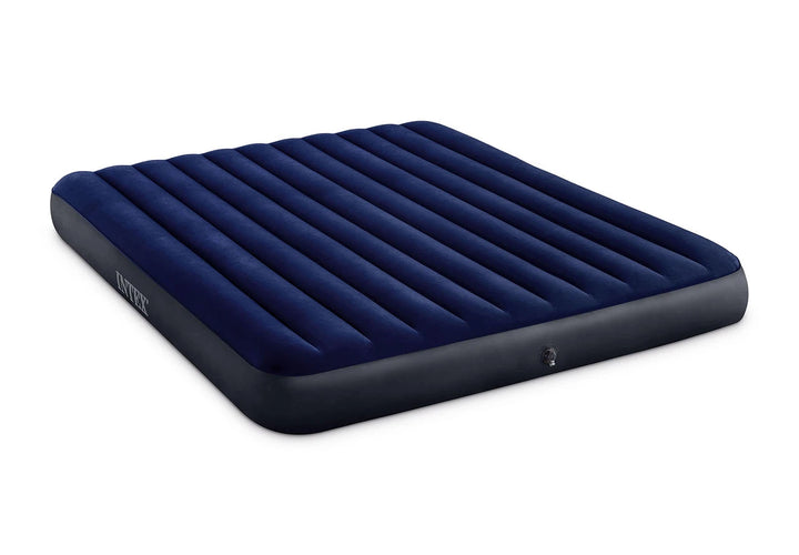INTEX 10" King Dura Beam Standard Downy Blue Air Mattress at Zubaidas