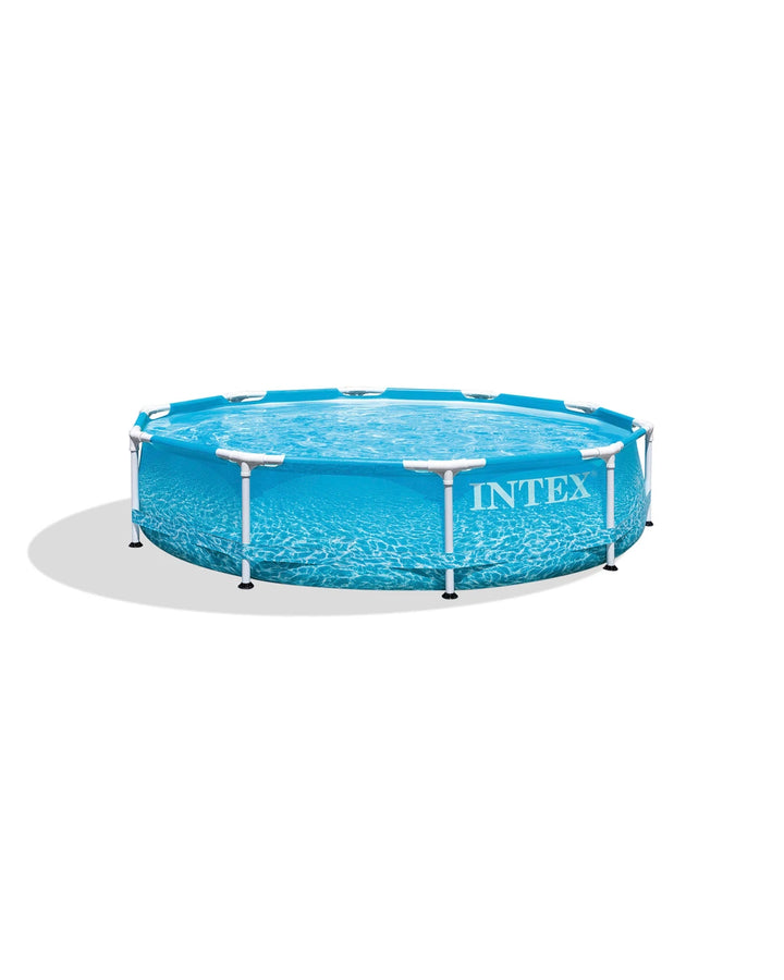 INTEX Beachside Metal Frame 10ft x 30in Above Ground Pool at Zubaidas