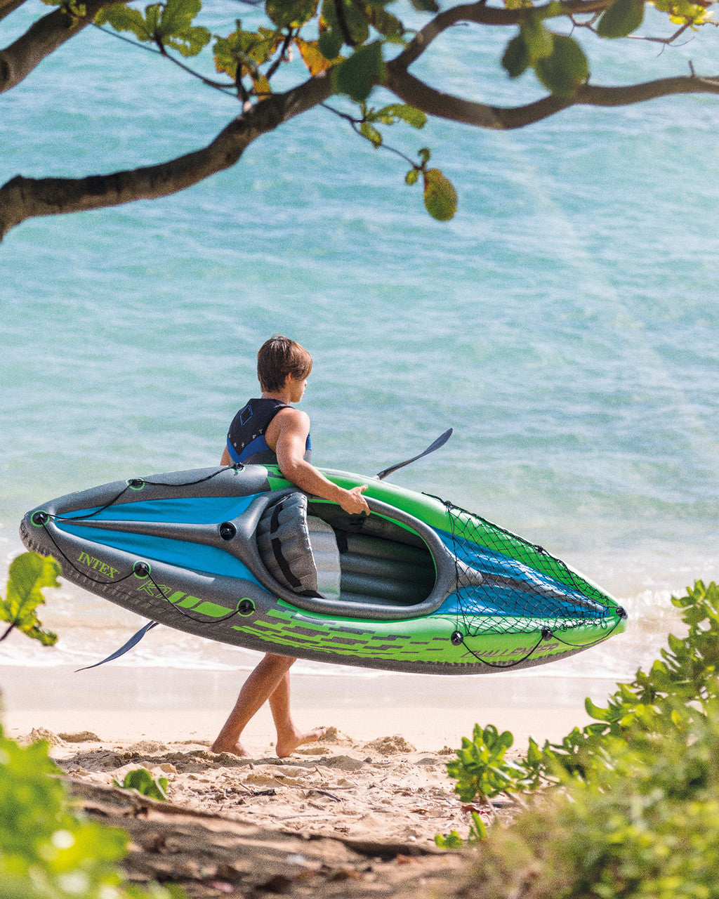 INTEX Challenger K1 Inflatable Kayak Set 1 Person at Zubaidas Official Pakistan