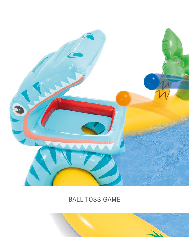 INTEX Dinosaur Inflatable Play Center with Slide at Zubaidas Best Online Baby and Kids Store in Pakistan