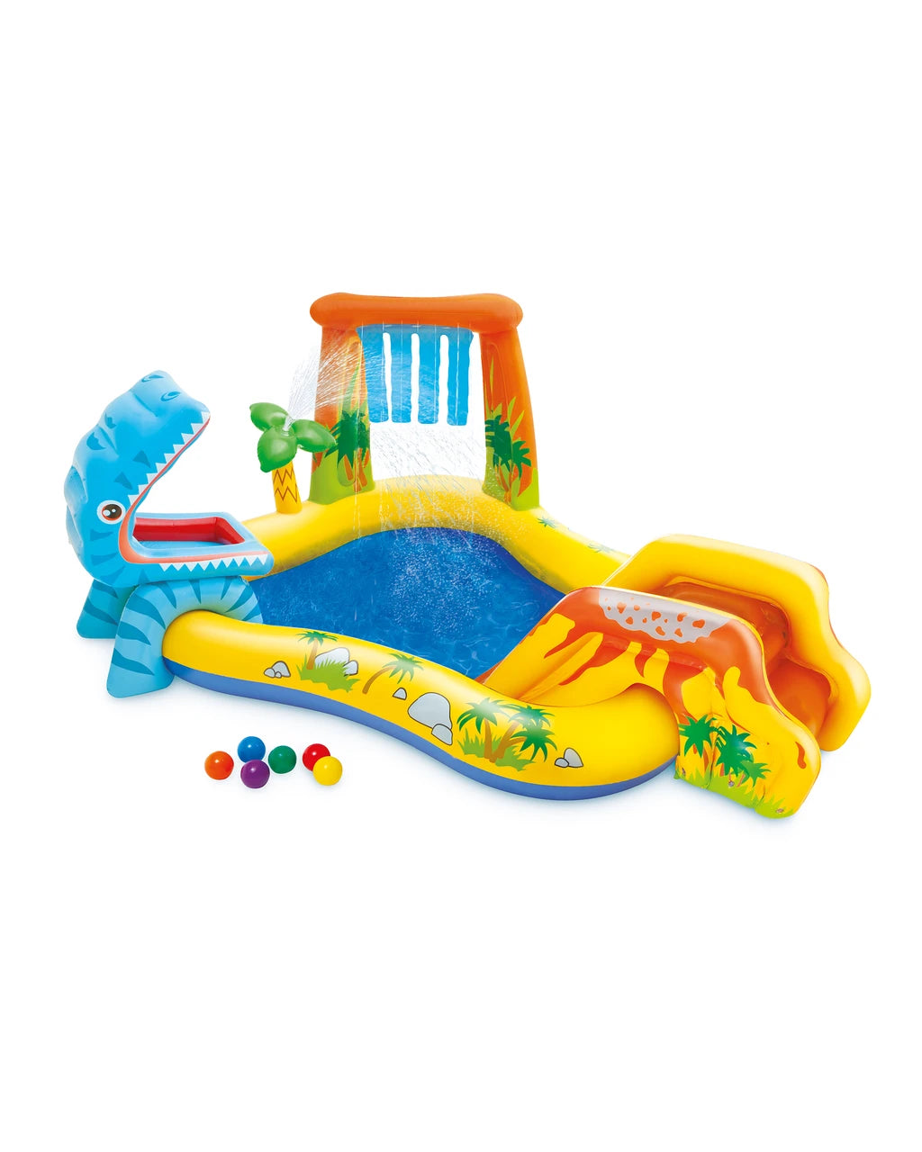 INTEX Dinosaur Inflatable Play Center with Slide at Zubaidas