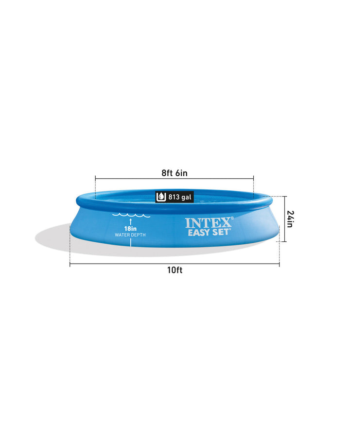 INTEX Easy Set 10ft x 24in Inflatable Pool at Zubaidas Online Pakistan
